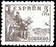Spain 1940 Cid 5 CTS Sepia Edifil 916. España 916. Uploaded by susofe